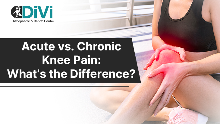 Person holding knee in pain showing acute vs chronic knee pain explained by a knee pain treatment doctor in Vile Parle